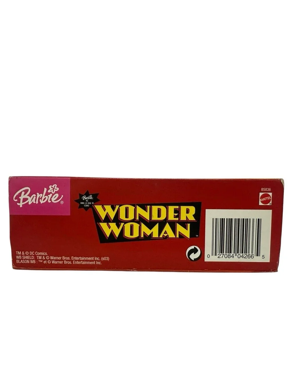 Barbie Doll as Wonder Woman 2003 Mattel No. B5836